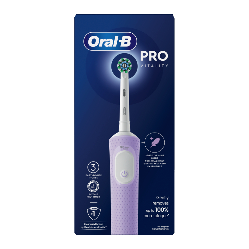 ORAL B Vitality Pro elektriskā zobu birste lillā