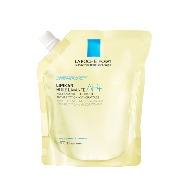 LA ROCHE-POSAY Lipikar Huile Lavante AP+ attīroša ķermeņa eļļa Refill 400ml