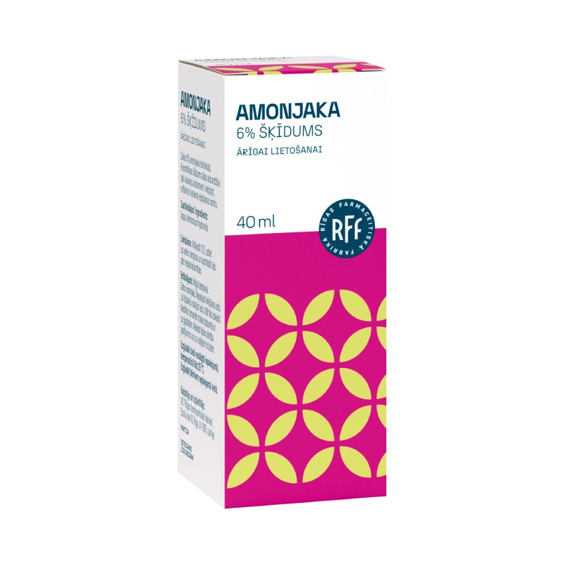 Amonjaka 6% šķīdums 40 ml