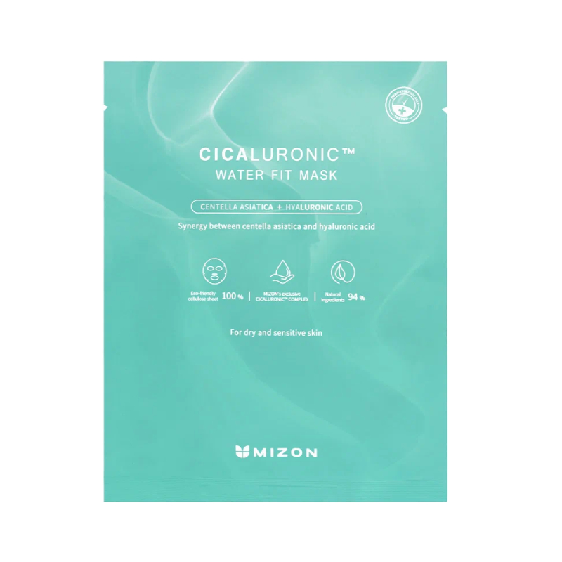 MIZON Cicaluronic Water Fit sejas maska 24g