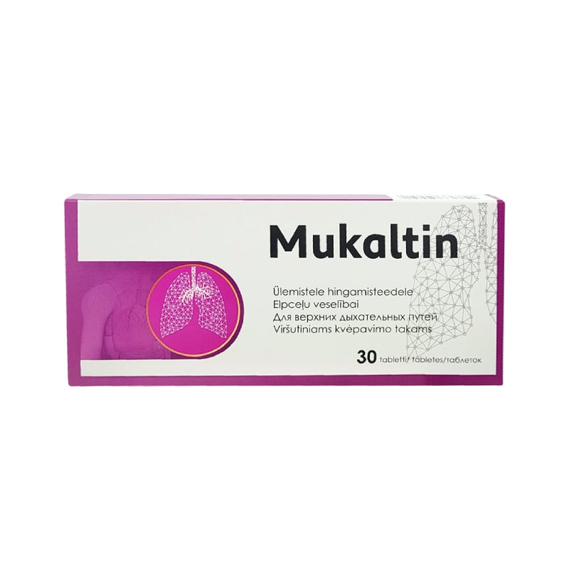MUKALTĪNS 50mg tabletes N30