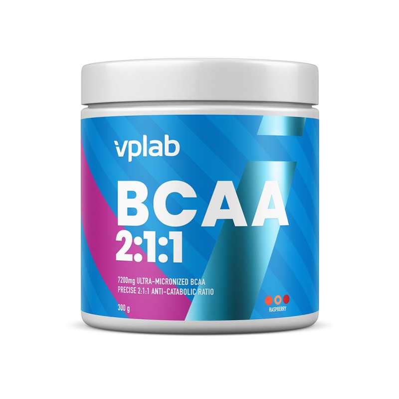 VPLAB BCAA 2:1:1 Raspberry pulveris 300g