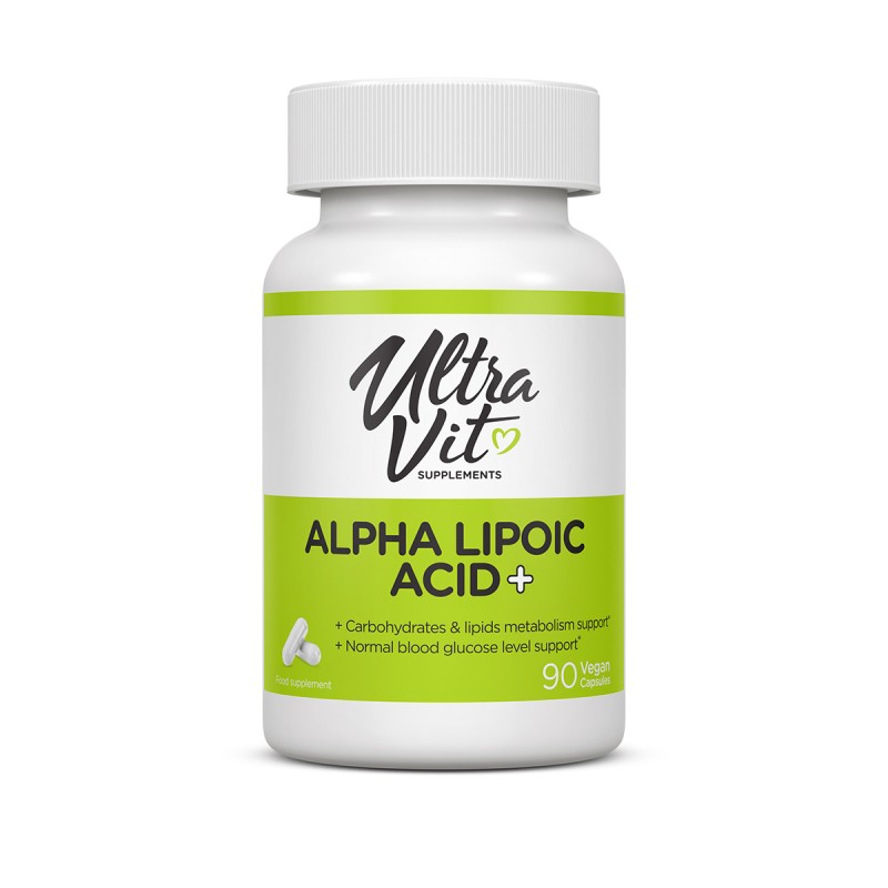ULTRAVIT Alpha Lipoic Acid+ kapsulas N90