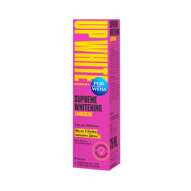 PERLWEISS Up White Supreme Whitening balinoša zobu pasta 75 ml