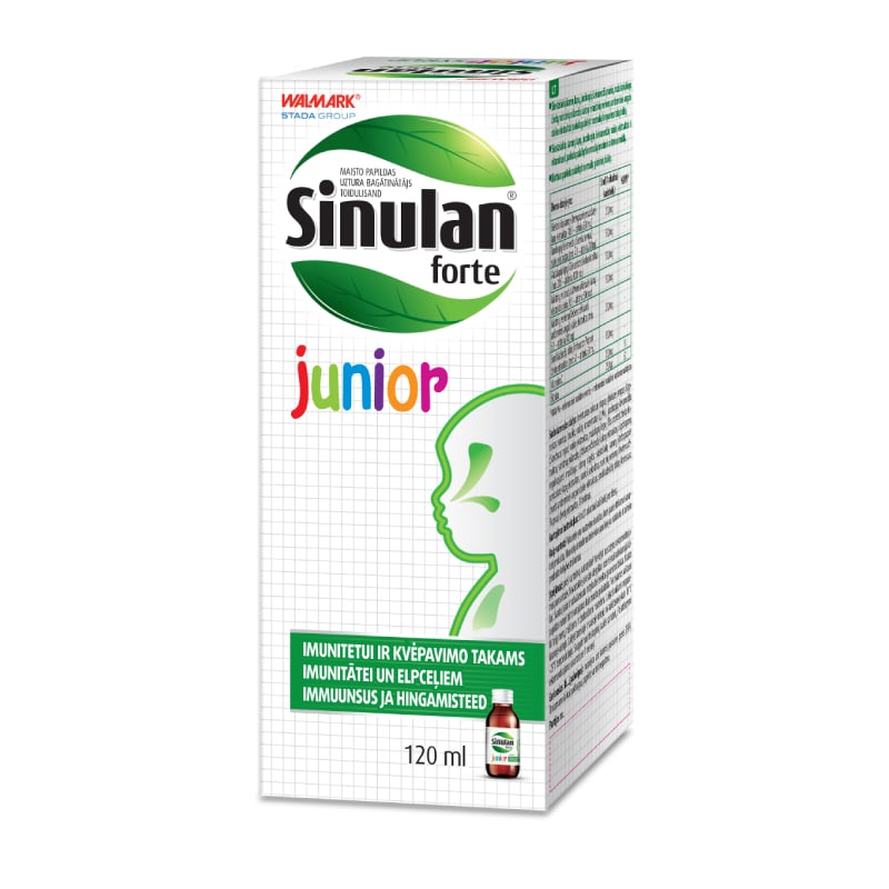 SINULAN Forte Junior sīrups 120ml