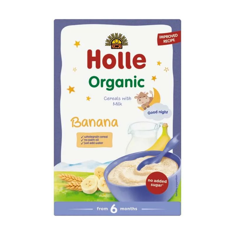 HOLLE Piena putra ar banāniem zīdaiņiem no 6 mēnešiem 250g
