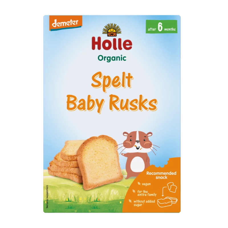 HOLLE Speltas sausiņi zīdaiņiem no 6 mēn. 200g