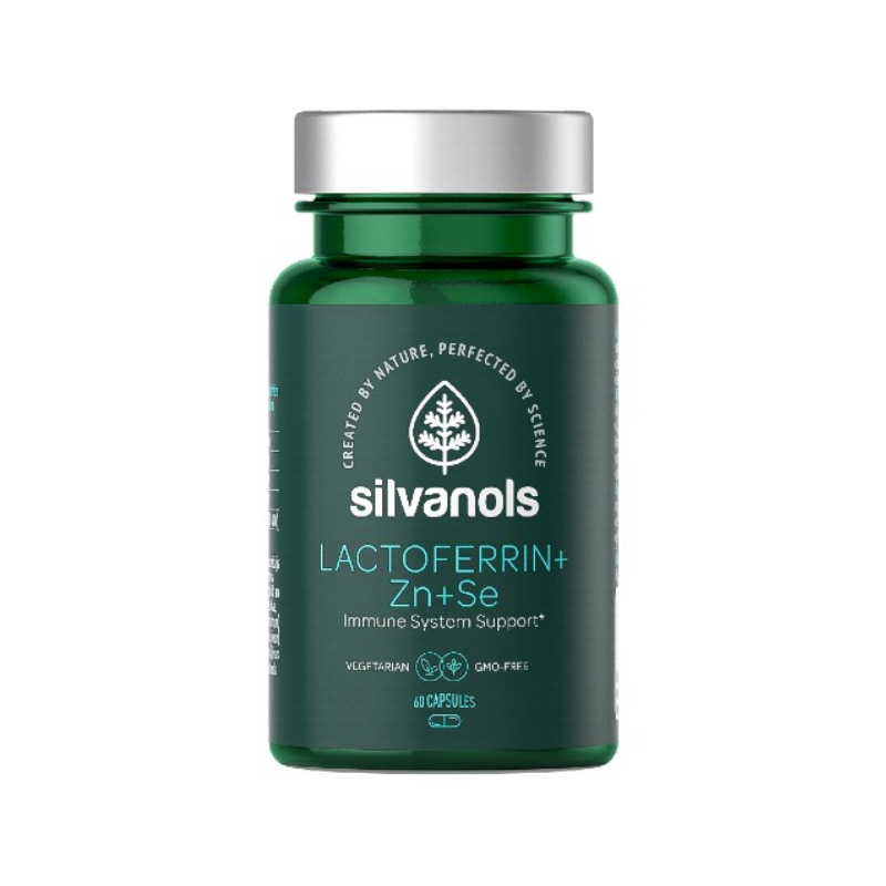 SILVANOLS Lactoferrin+Zn+Se kapsulas N60