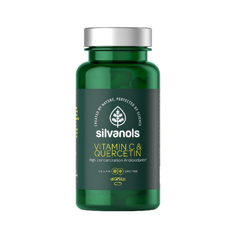 SILVANOLS Vitamin C & Quercetin kapsulas N120