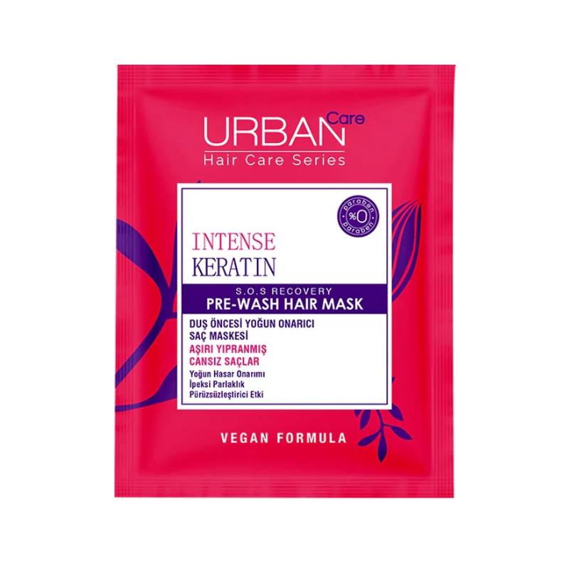 URBAN CARE Intense Keratin Pre-Wash matu maska 50ml