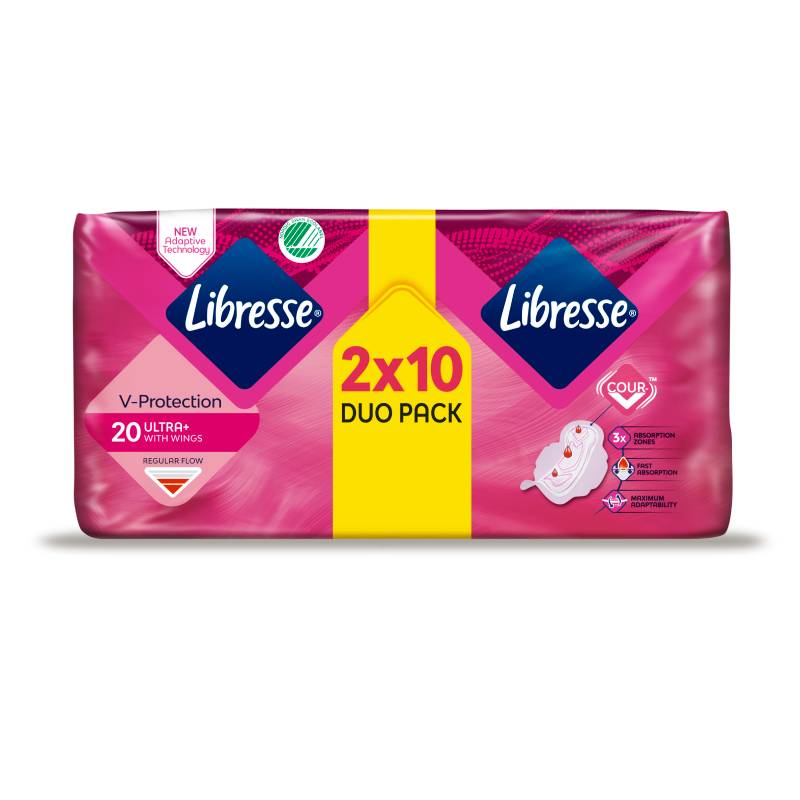 LIBRESSE Invisible Normal higiēniskās paketes N20