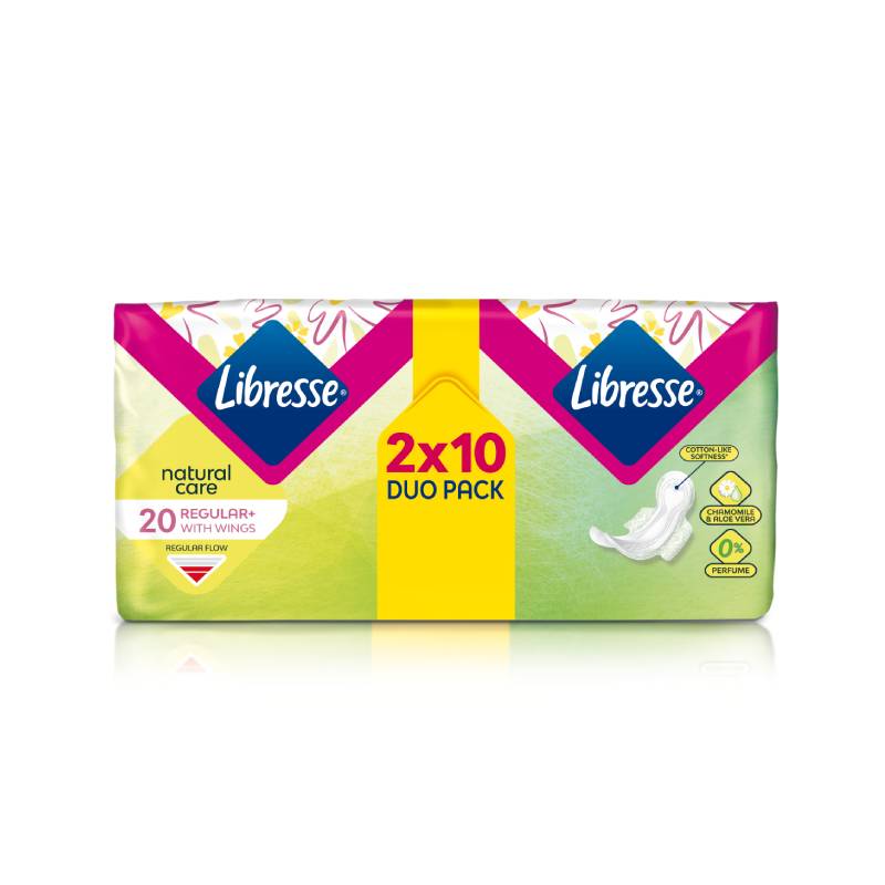 LIBRESSE Natural Care Ultra Normal higiēniskās paketes N20