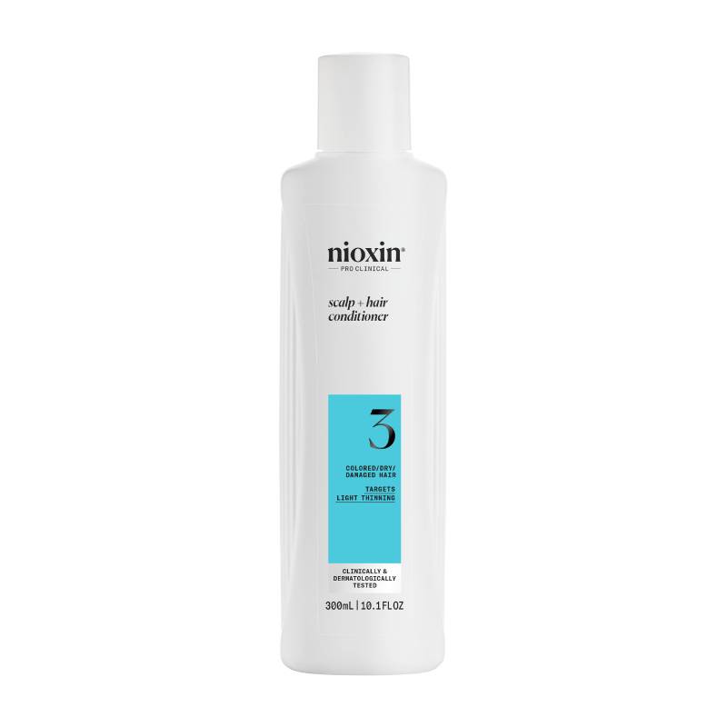 NIOXIN System 3 kondicionieris krāsotiem matiem ar vieglu tendenci kļūt plānākiem 300ml