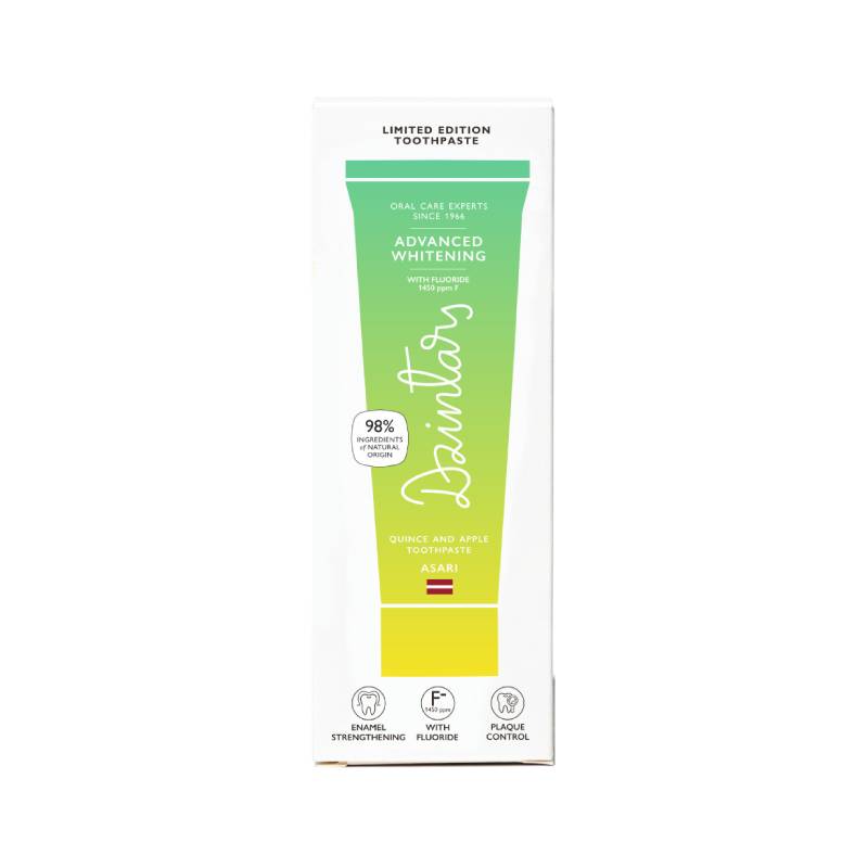 DZINTARS Asari Cidoniju-ābolu zobu pasta 75 ml