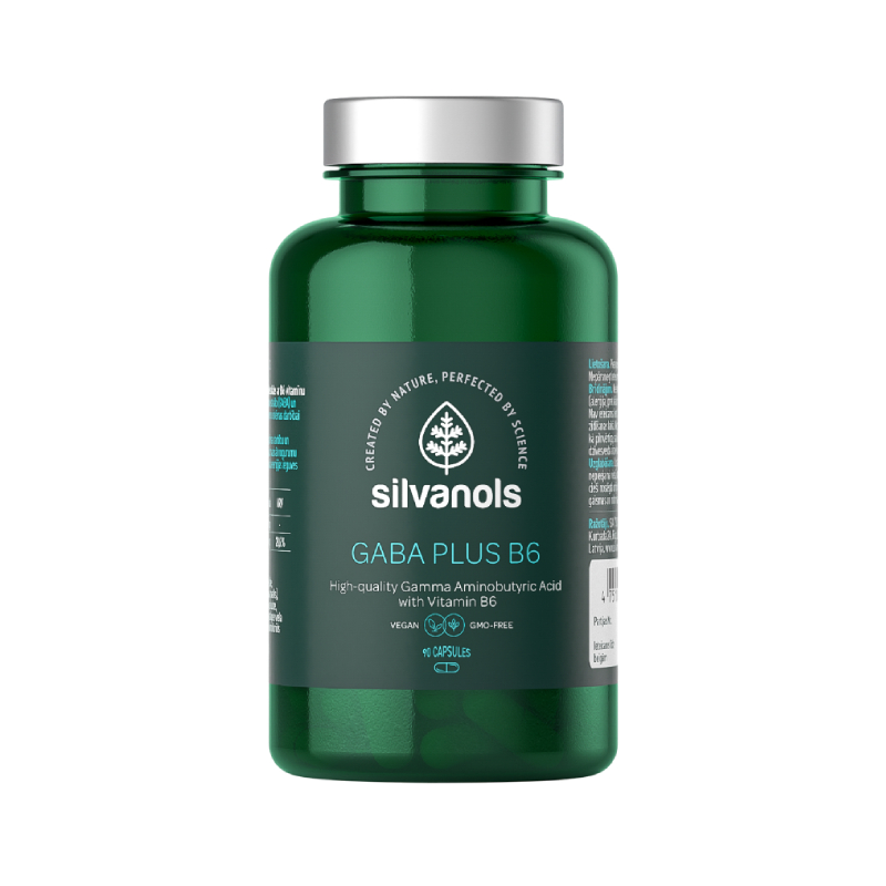 SILVANOLS Gaba Plus B6 kapsulas N90