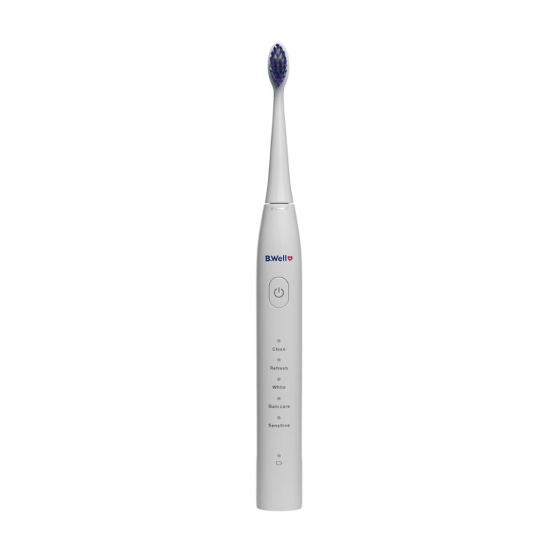 B.WELL PRO-850 Sonic elektriskā zobu birste, balta N1