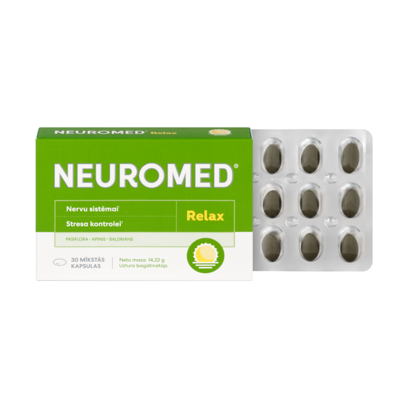 NEUROMED Relax mīkstās kapsulas N30