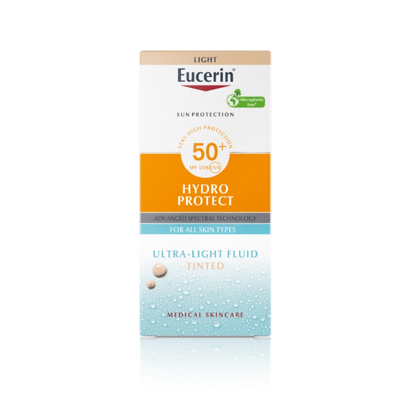 EUCERIN Sun SPF50+ tonējošs sejas aizsargfluīds 50ml