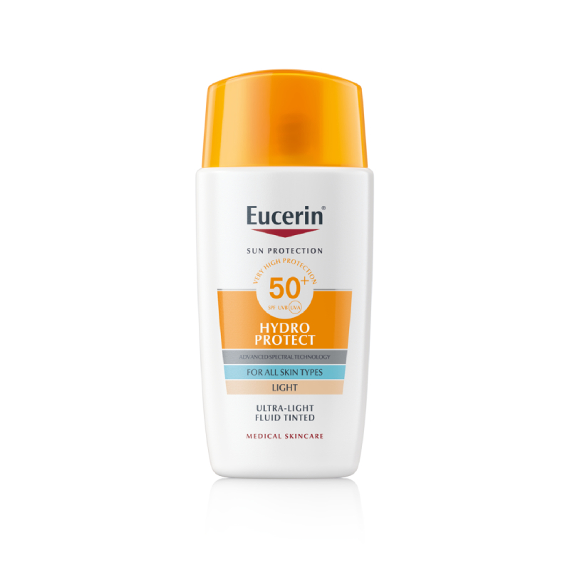 EUCERIN Sun SPF50+ tonējošs sejas aizsargfluīds 50ml