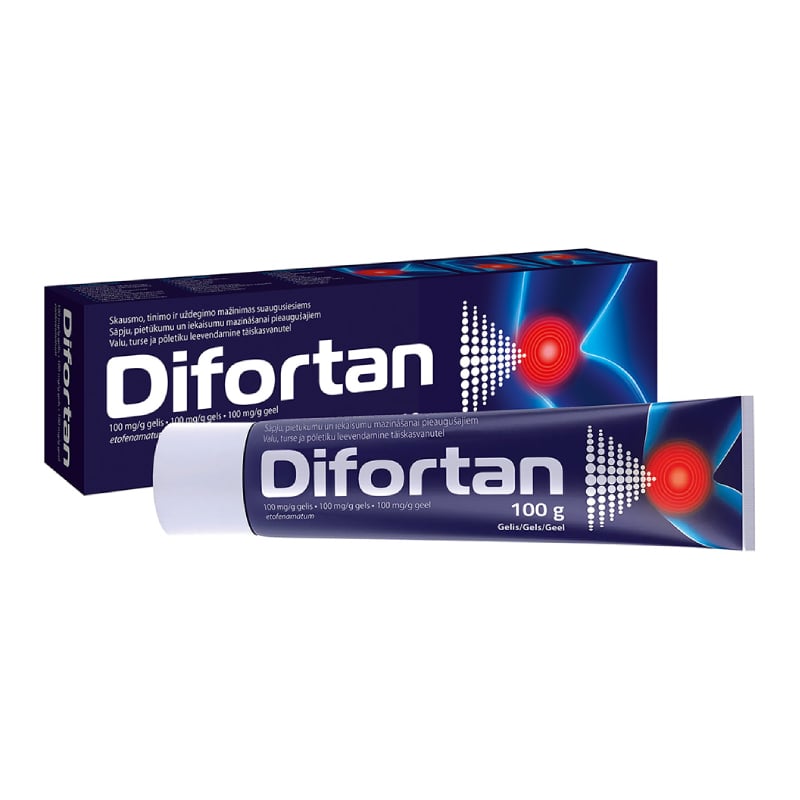 DIFORTAN 100mg/g gels 100g