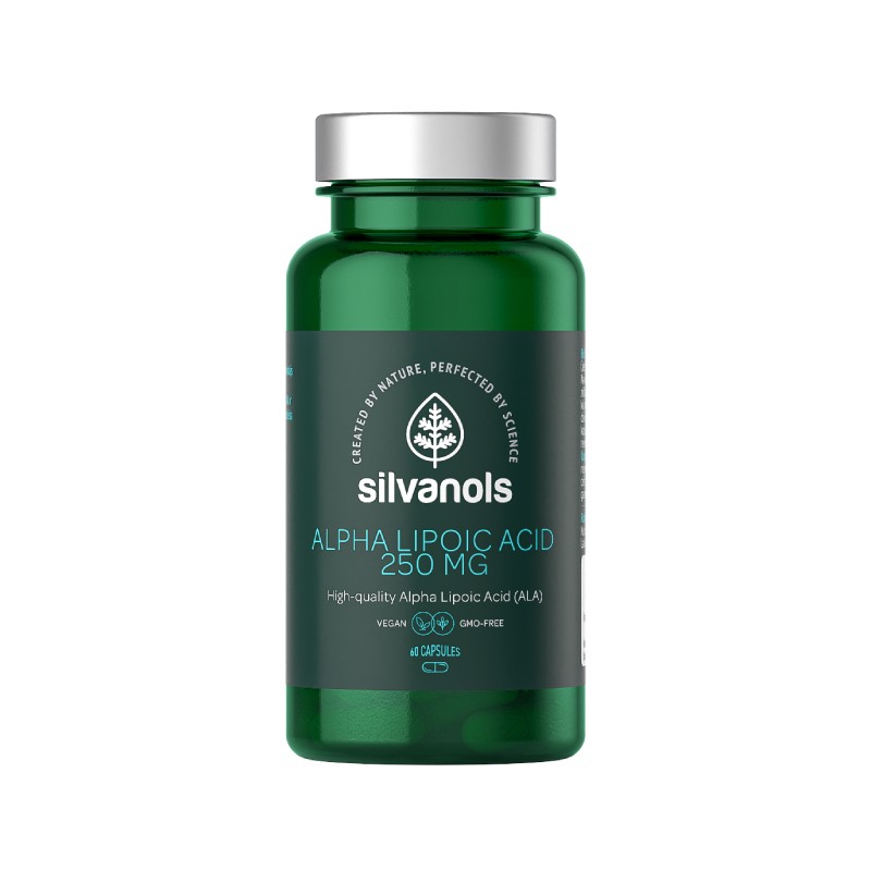 SILVANOLS Alpha Lipoic Acid 250mg kapsulas N60