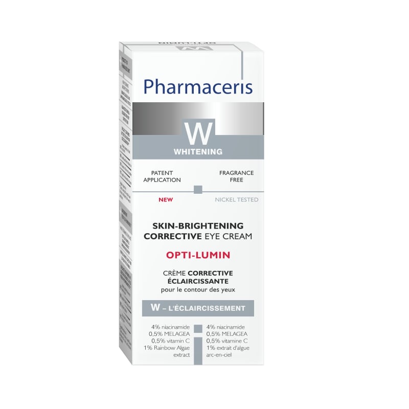 PHARMACERIS W Opti-Lumin ādu balinošs koriģējošs acu krēms 15ml