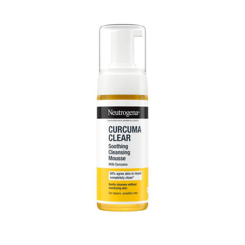 Neutrogena Curcuma Clear nomierinošās attīrošās putas 150ml