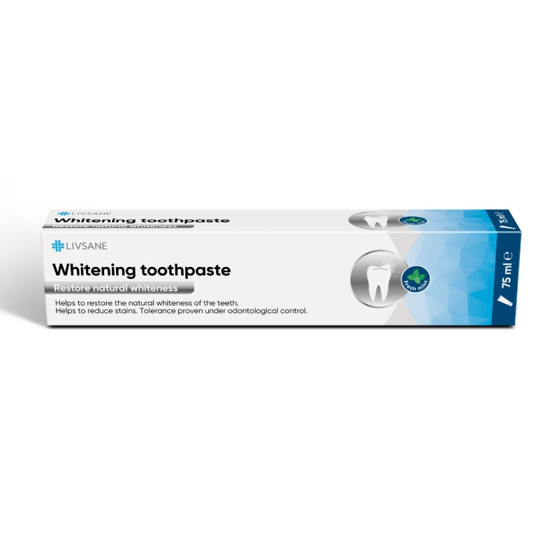 LIVSANE Whitening zobu pasta 75ml