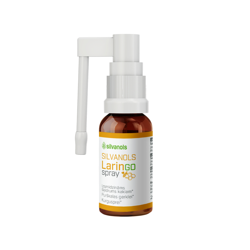 SILVANOLS Laringospray aerosols 20ml