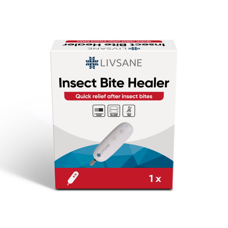 LIVSANE Insect Bite Healer - ierīce kukaiņu kodumu vietu apstrādei N1