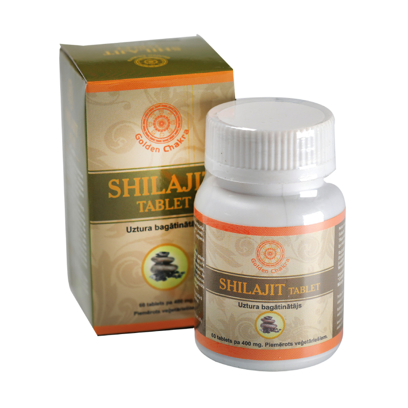 GOLDEN CHAKRA Shilajit 400mg tabletes N60