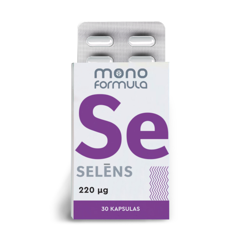 MONO FORMULA Selēns 200mcg kapsulas N30