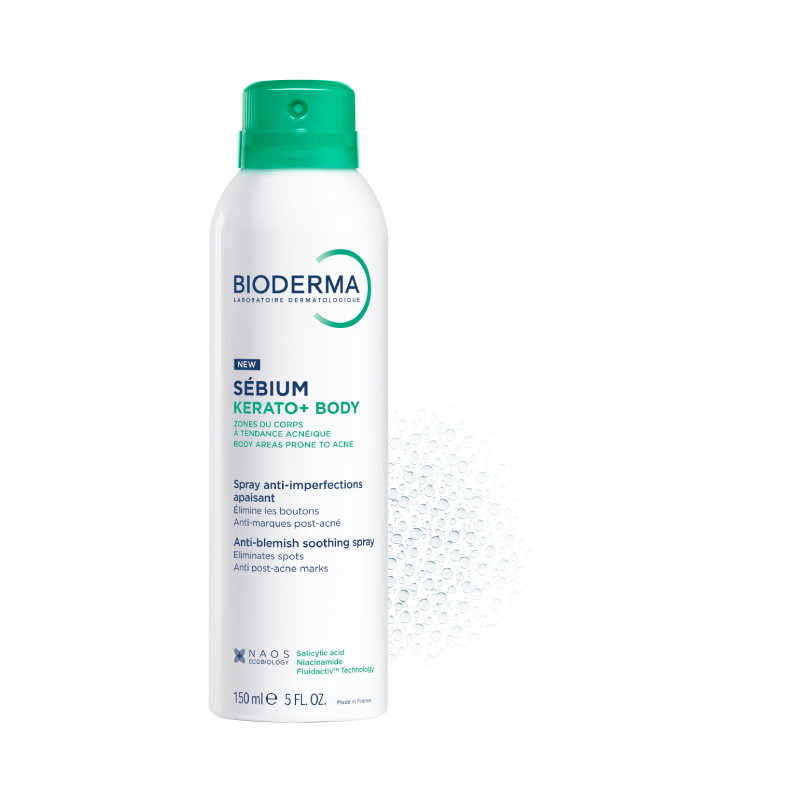 BIODERMA Sebium Kerato+ Body izsmidzināmais līdzeklis 150 ml