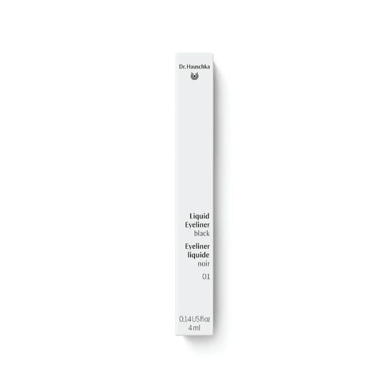 DR. HAUSCHKA Šķidrais acu laineris 01 Black 4ml