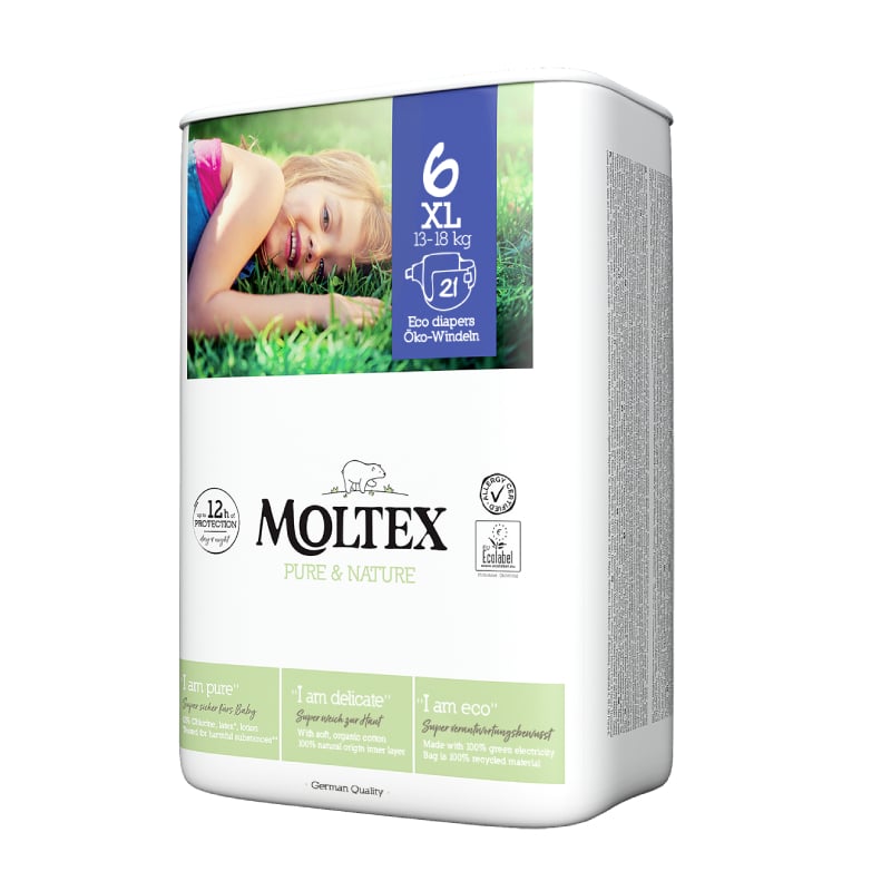 MOLTEX Pure & Nature autiņbiksītes 6 XL N21