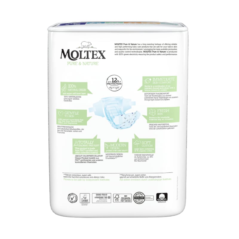 MOLTEX Pure & Nature autiņbiksītes 6 XL N21