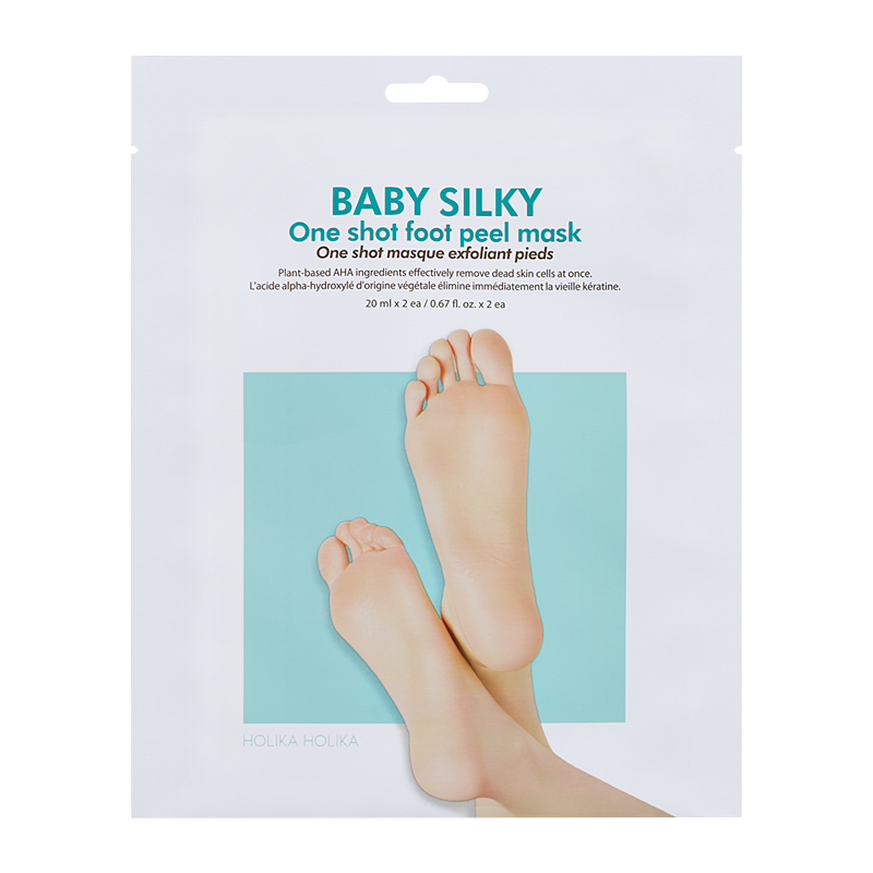 HOLIKA HOLIKA Baby Silky One Shot pēdu pīlinga maska 40ml