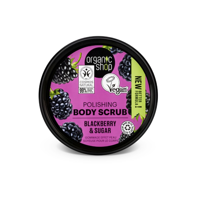 ORGANIC SHOP Blackberry&Sugar ķermeņa skrubis 250ml