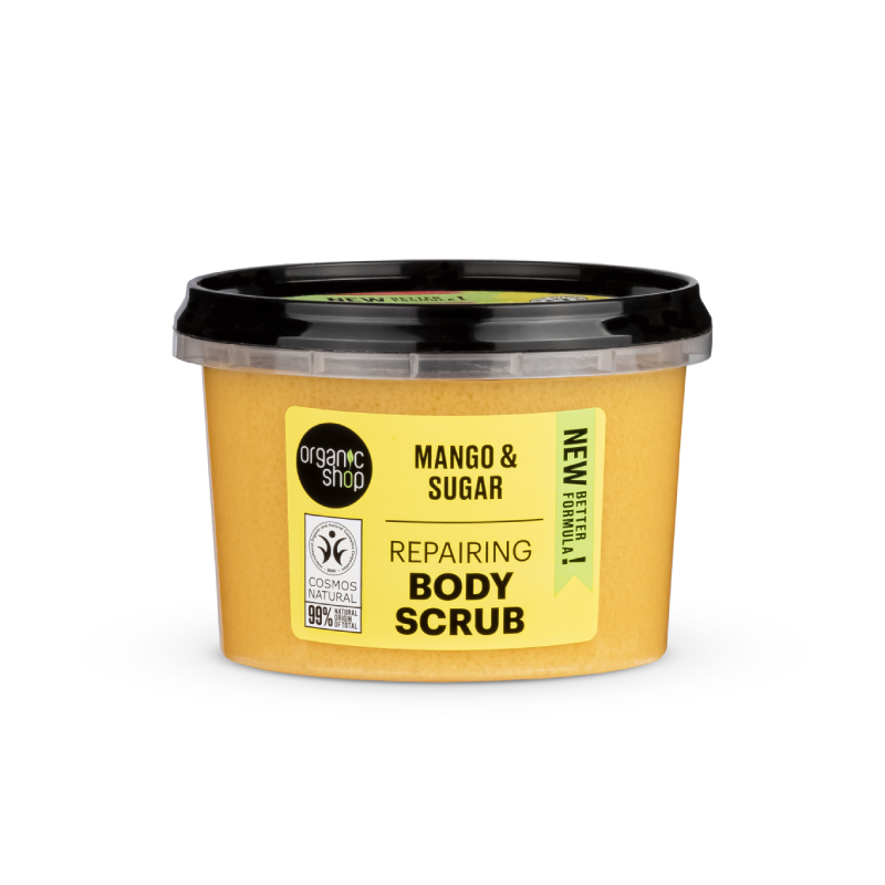ORGANIC SHOP Mango&Sugar ķermeņa skrubis 250ml