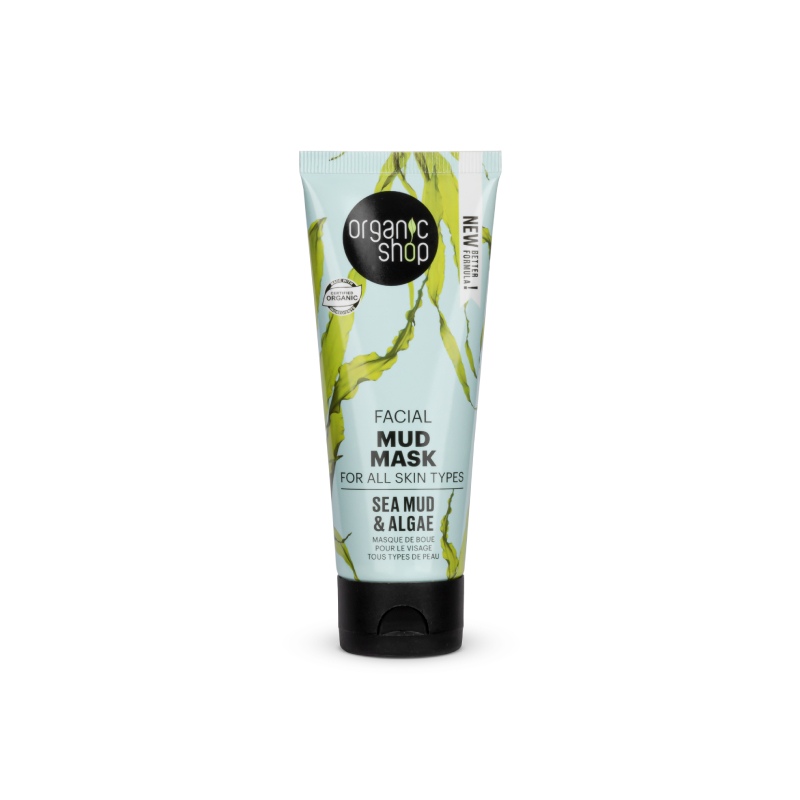 ORGANIC SHOP Sea Mud&Algae dūņu sejas maska 75ml