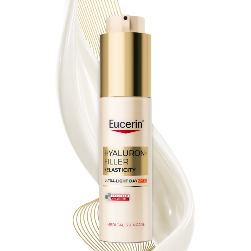 EUCERIN Hyaluron-Filler+Elasticity SPF50 ļoti vieglas tekstūras dienas krēms 50ml