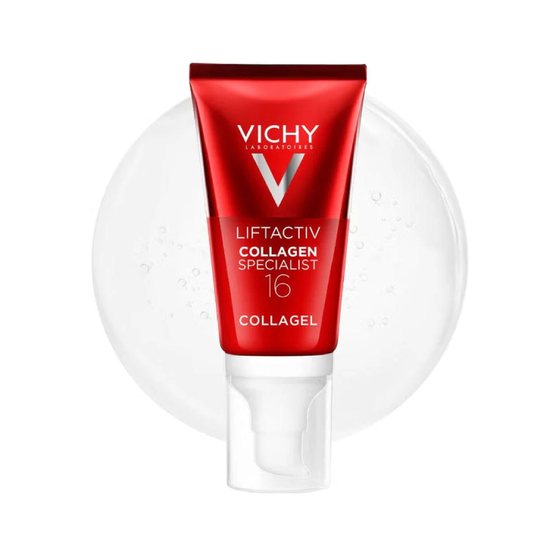 VICHY Liftactiv Collagen Specialist 16 viegls gelveida krēms ādas mirdzumam 50 ml