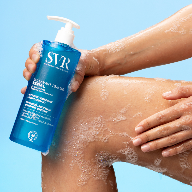 SVR Xerial Gel Lavant Peeling pīlinga mazgāšanas želeja 400 ml