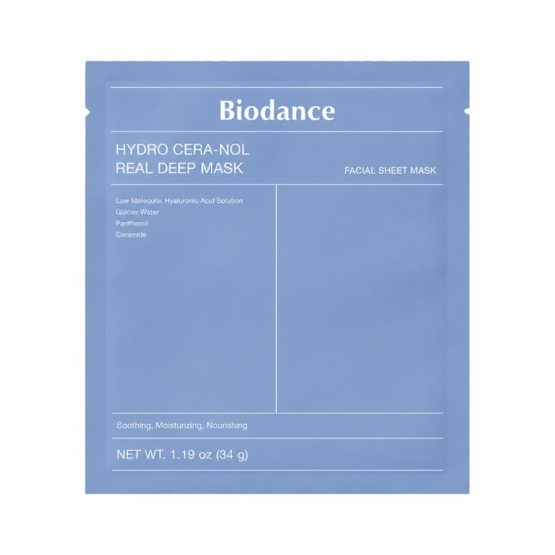 BIODANCE Hydro Cera-Nol Real Deep sejas maska 34 g N1