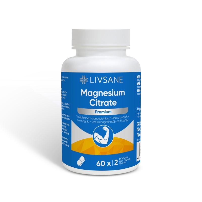 LIVSANE Magnesium Citrate Premium tabletes N60