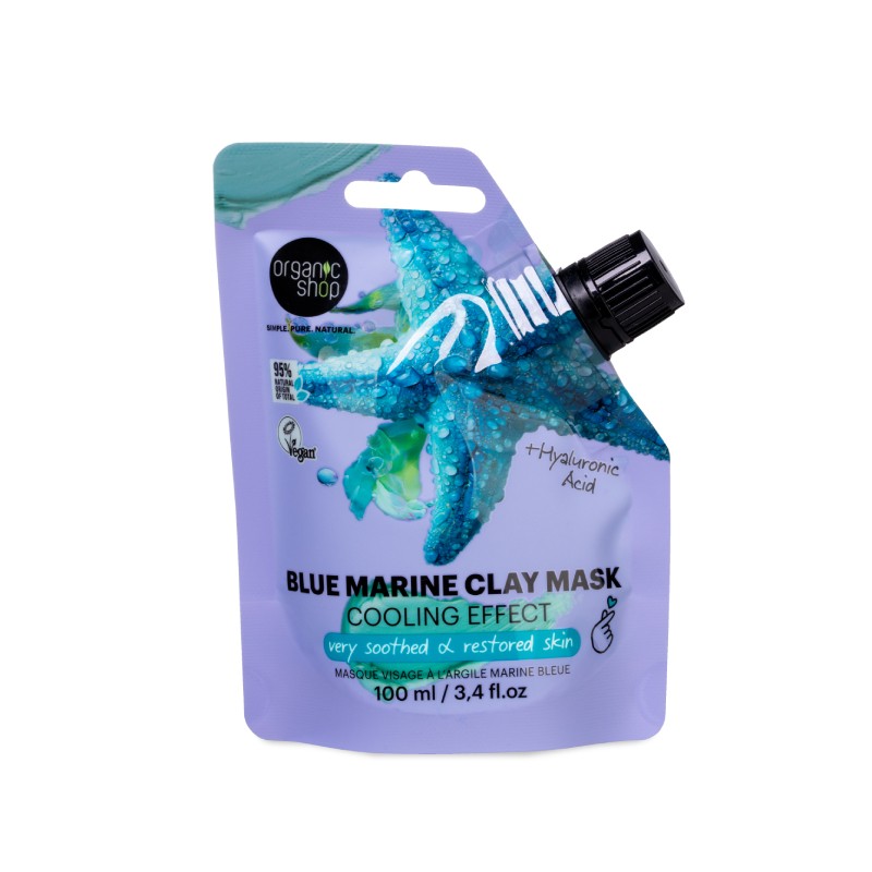 ORGANIC SHOP Blue Marine māla sejas maska 100ml