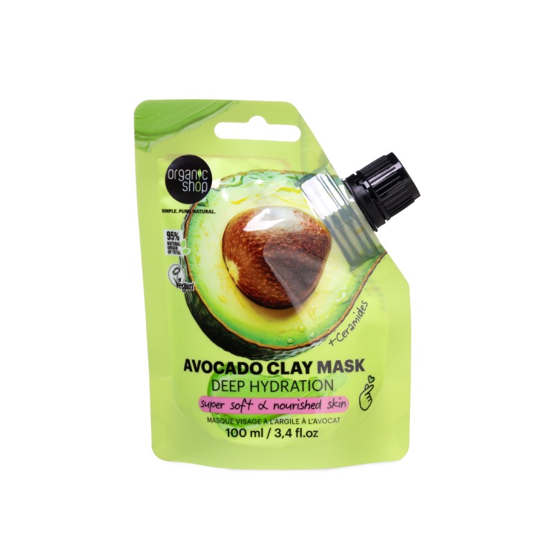 ORGANIC SHOP Avocado māla sejas maska 100ml