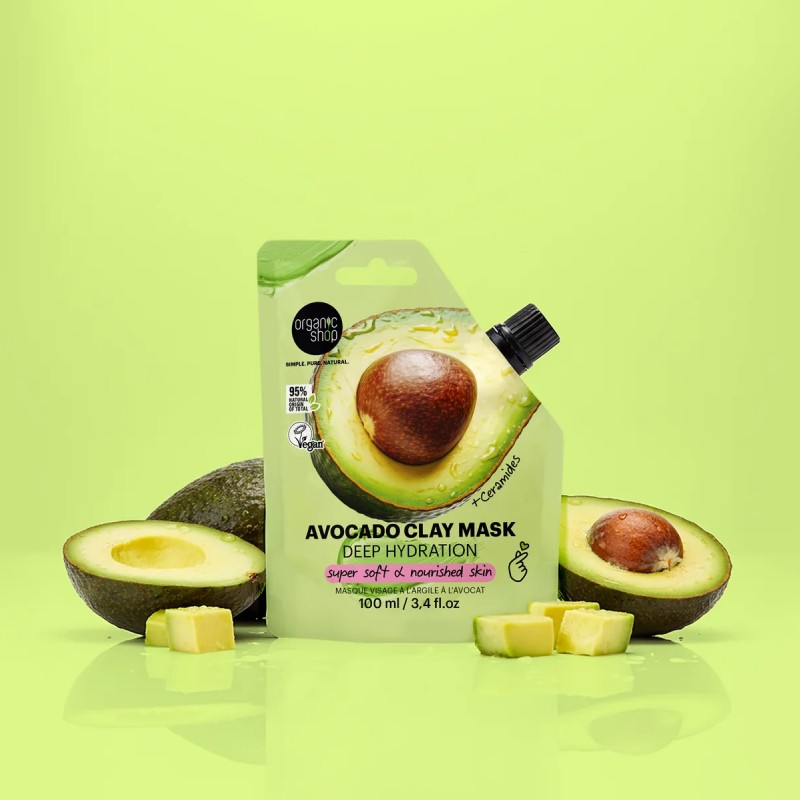 ORGANIC SHOP Avocado māla sejas maska 100ml
