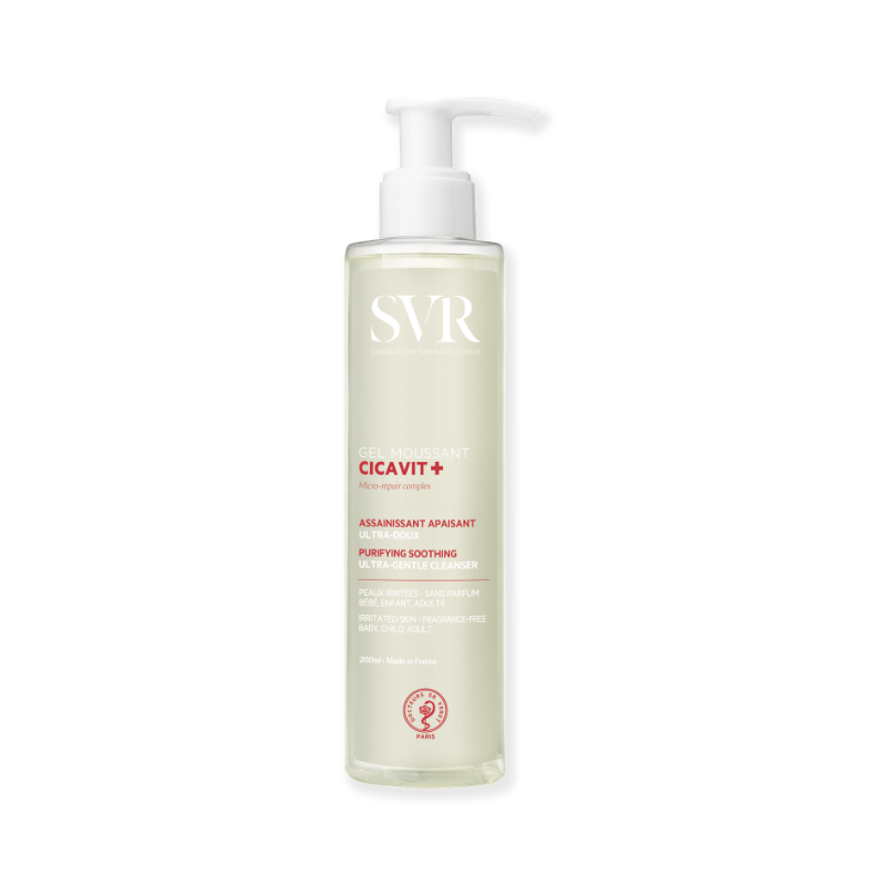 SVR Cicavit+ Gel Moussant mazgāšanas želeja kairinātai un bojātai ādai 200 ml