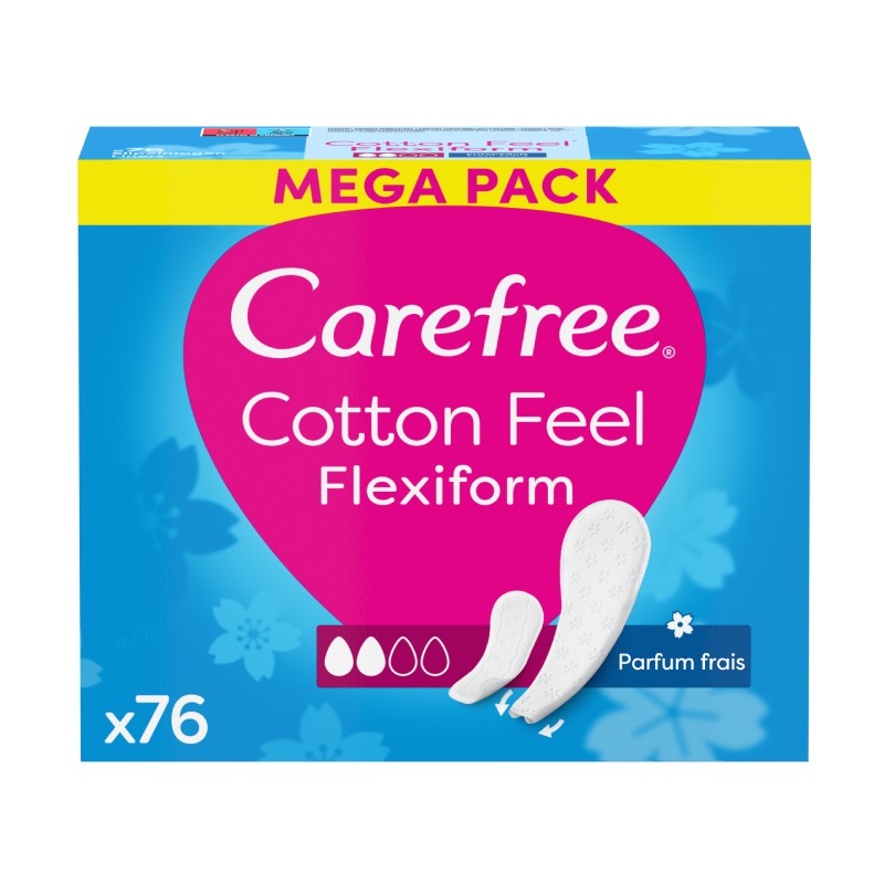 CAREFREE Cotton Feel Flexiform Fresh ikdienas ieliktnīši N76